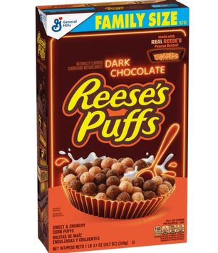 Сухой завтрак General Mills Reese's Puffs Dark Chocolate 558г 11497 фото