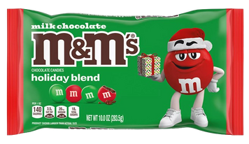 Драже M&M's Milk Chocolate Holiday Blend Red & Green Christmas Candy 283.5 г 7808 фото