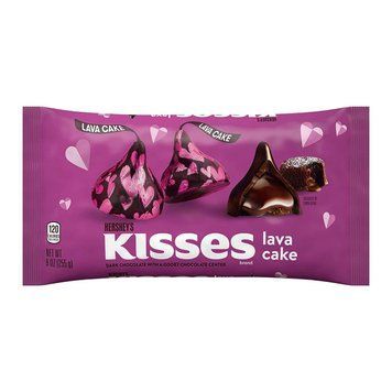 Конфеты Kisses Lava Cake Dark Chocolate 198g 2477 фото