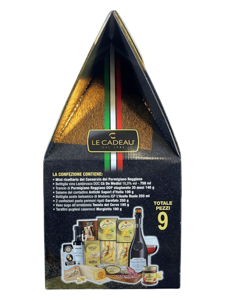 Подарочный набор Confezione Con Parmigiano Reggiano Gran Gourmet 9 компонентов 6047 фото