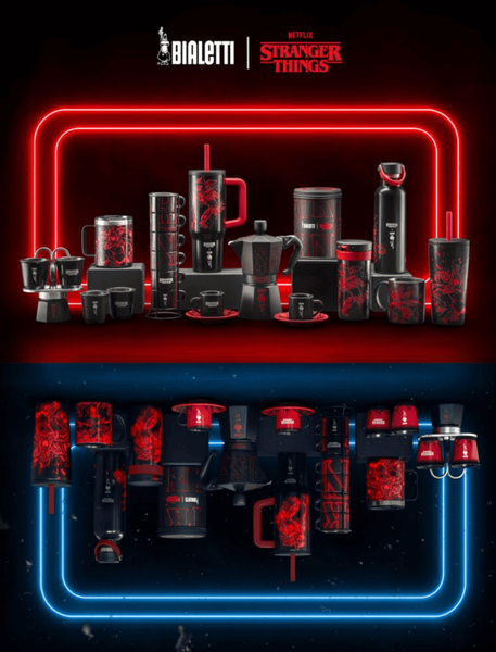 Термокружка с труточкой Bialetti Stranger Things светится в темноте 600мл 10130 фото