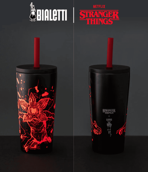 Термокружка с труточкой Bialetti Stranger Things светится в темноте 600мл 10130 фото