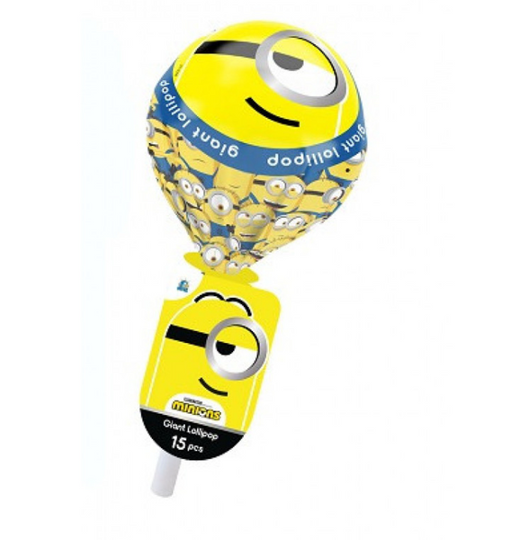 Набір льодяників Fruit Giant Lollipop Minions 15шт 120г 7760 фото