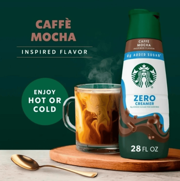 Сливки Starbucks Cafe Mocha Inspired Zero Creamer 828 мл 9295 фото