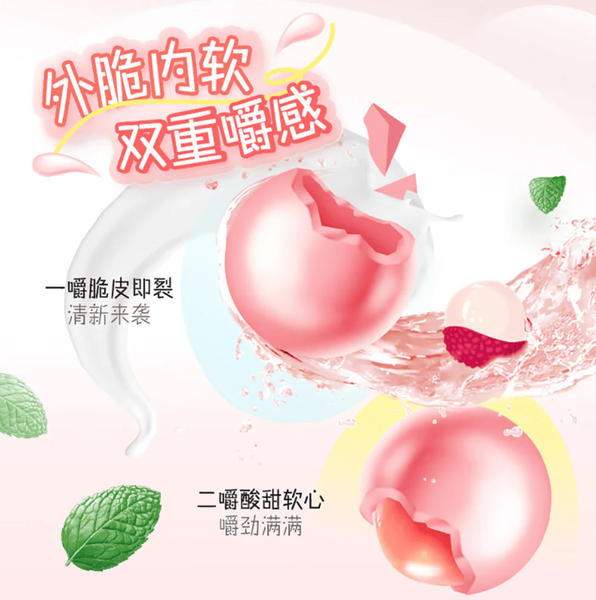 Драже Wrigley's Doublemint Crispy Mint Candy Lychee Flavor 25г 11076 фото
