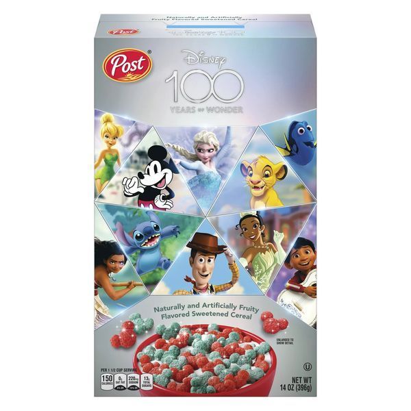 Сухий сніданок Disney100 Fruity Mickey Breakfast Cereal 396g 4820 фото