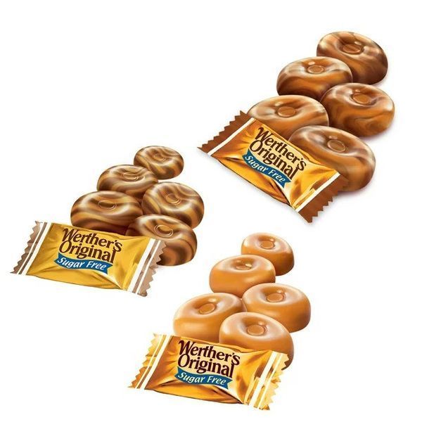 Цукерки Werthers Original Hard Sugar Free Assorted Flavors 218g 5067 фото