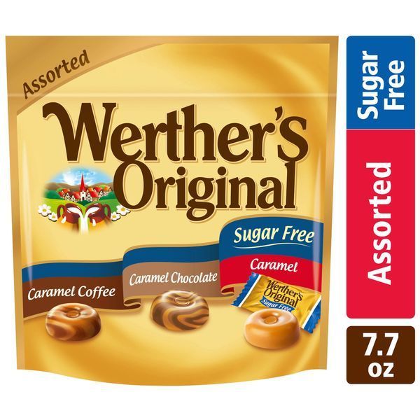 Цукерки Werthers Original Hard Sugar Free Assorted Flavors 218g 5067 фото