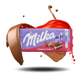 Шоколад Milka Raspberry Creme Milk Chocolate 100г 0149 фото 4