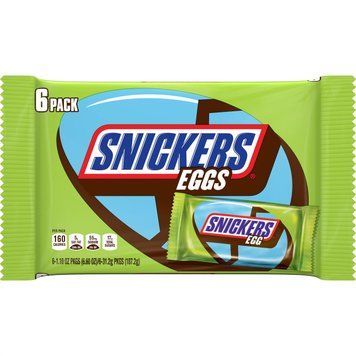 Шоколадные яйца Snickers Caramel Easter Chocolate Candy Bar Easter Egg Candy - 6 шт 4821 фото