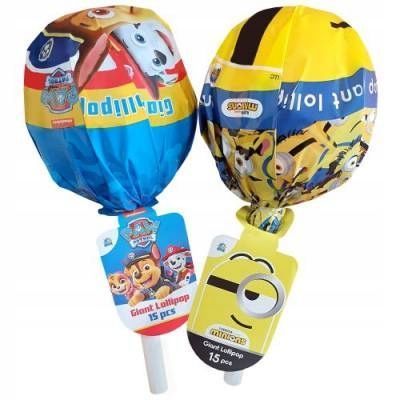 Набор леденцов Fruit Giant Lollipop Paw Patrol Щенячий патруль 15шт 120г 7761 фото