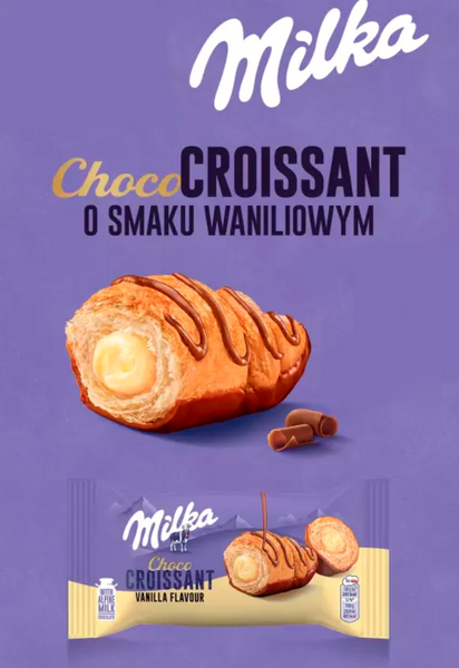 Круасан Milka Choco Croissant Vanilla 50г 8138 фото