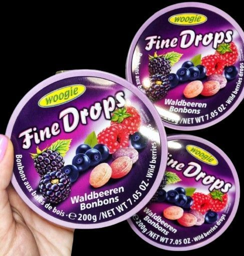 Леденцы Woogie Fine Drops со вкусом лесных ягод 200г 7122 фото
