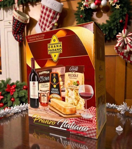 Подарунковий набір RegaliDea Grana Padano Pranzo Italiano 5 компонентів 10081 фото