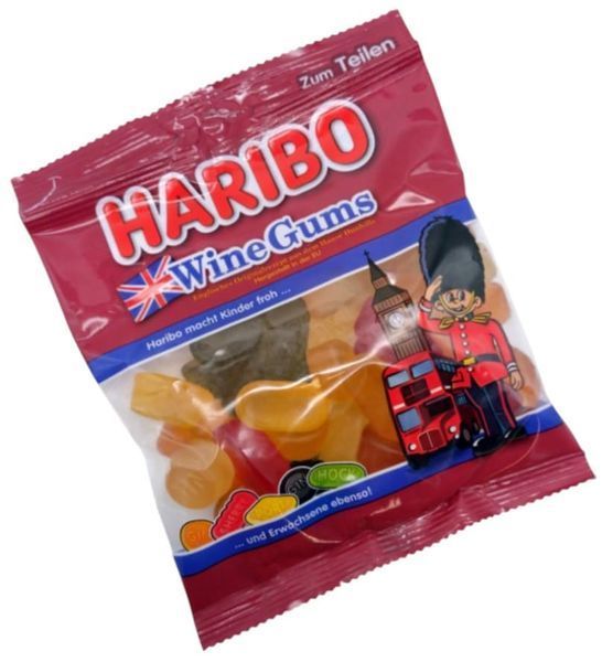 Желейные конфеты Haribo Wine Gums 175г 10977 фото