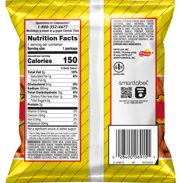 Чіпси Chester's Flamin' Hot Fries Corn Chips 28.3г 10425 фото