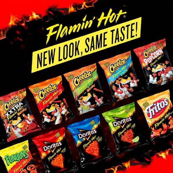 Кранчи Cheetos Flamin Hot Puffs острые с сыром 226.8г 6920 фото
