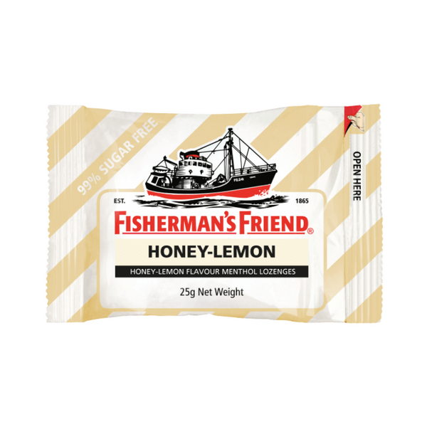 Леденцы Fisherman's Friend Honey-Lemon Sugar Free 25g 2400 фото