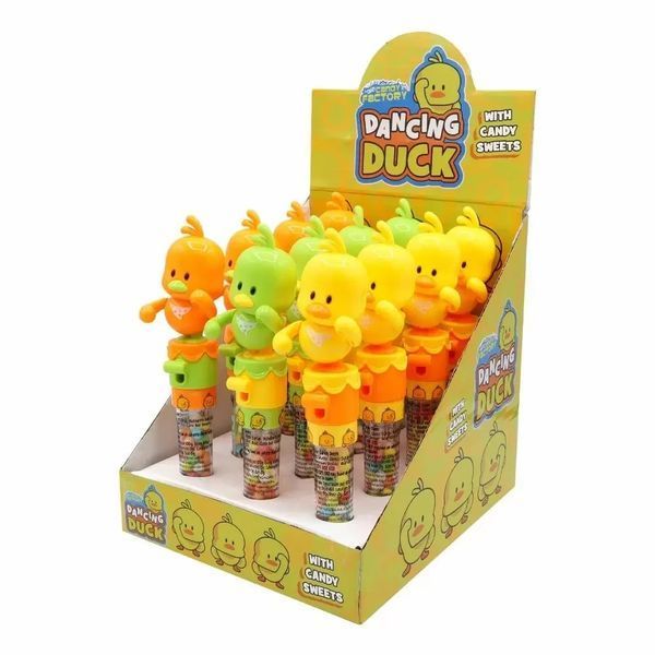 Танцующая утка с конфетами Crazy Candy Factory Dancing Duck 10g 2534 фото