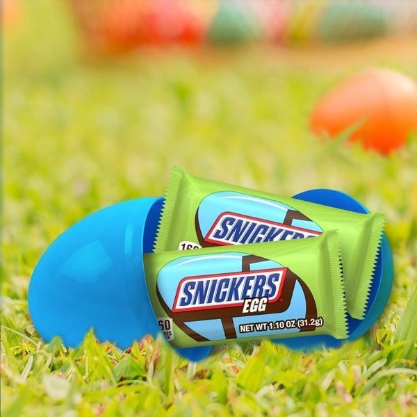 Шоколадные яйца Snickers Caramel Easter Chocolate Candy Bar Easter Egg Candy - 6 шт 4821 фото