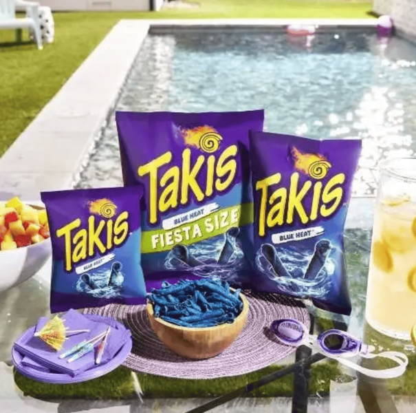 Чипсы Takis Blue Heat Fiesta Size 200г 11127 фото
