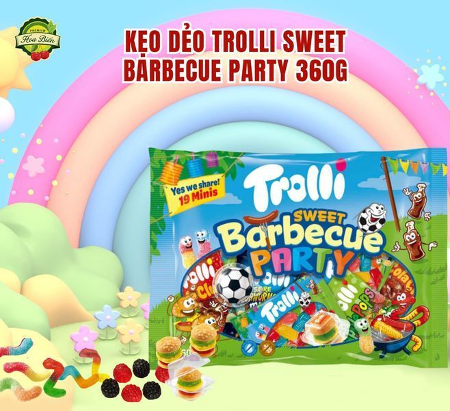 Желейные конфеты Trolli Limited Edition Sweet Barbecue Party 360 г 7383 фото