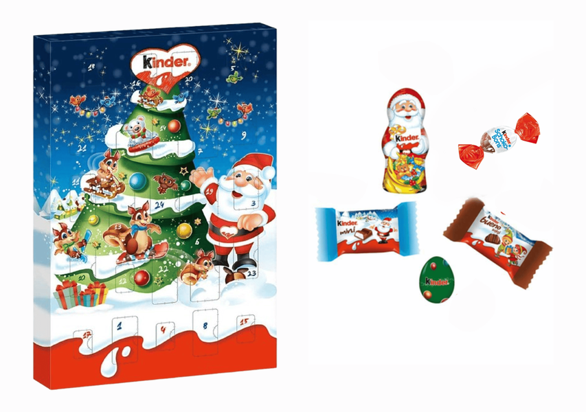 Адвент-календар Kinder Mini Mix Advent Calendar 150г 0800 фото