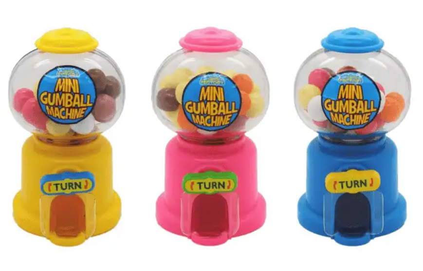 Жувальні гумки Zed Candy Mini Gumball Machine Gift Box 175г 7660 фото