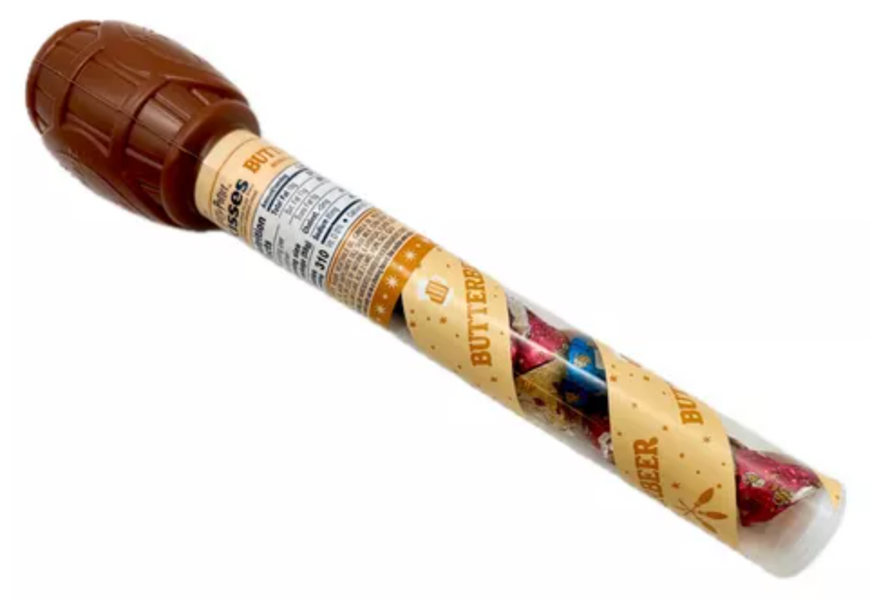 Шоколадные конфеты Hershey's Kisses Harry Potter Butterbeer Varita M&aacute;gica Tube 58г 8333 фото