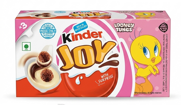 Шоколадні яйця Kinder Joy Looney Tunes Tweety 3шт х 20г 11177 фото
