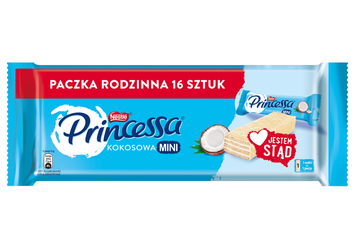 Вафельні батончики Nestle Princessa Kokosowa Mini 16шт х 13г 11741 фото