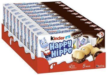 Блок вафель Kinder Happy Hippo Cacao Cream с какао-кремом 10x103 г. 2794 фото