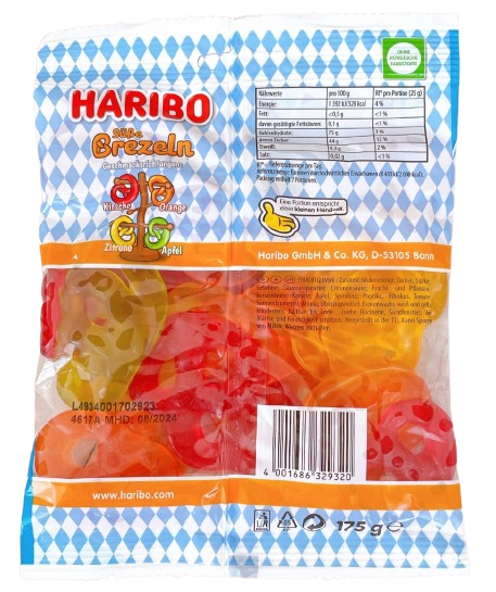 Желейные конфеты Haribo S&uuml;&szlig;e Brezeln 175г 7960 фото