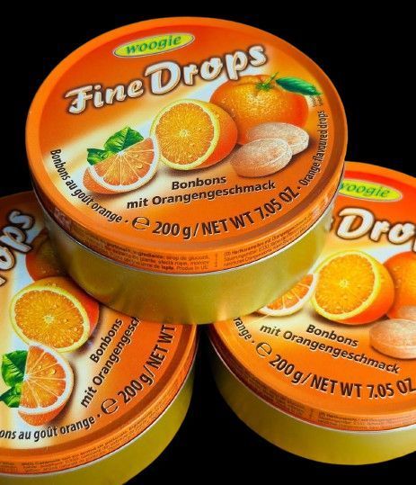 Леденцы Woogie Fine Drops со вкусом апельсина 200г 7123 фото