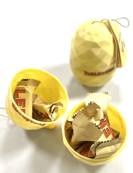 Великоднє яйце Toblerone з шоколадом 56г 10476 фото