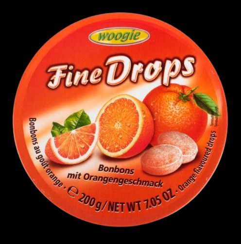 Леденцы Woogie Fine Drops со вкусом апельсина 200г 7123 фото