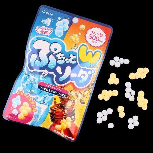 Японские конфеты Kracie Puchitto Pull Apart Candy Soda Energy, 30г 6375 фото