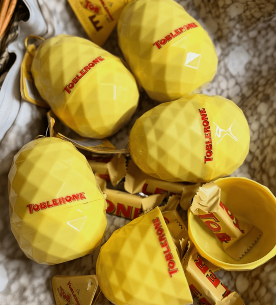 Великоднє яйце Toblerone з шоколадом 56г 10476 фото