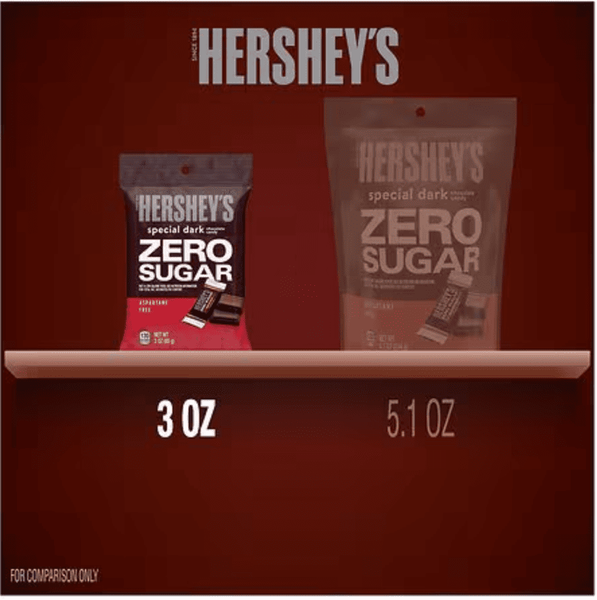Шоколадні цукерки Hershey's Zero Sugar Special Dark Chocolate Candy 85г 11078 фото