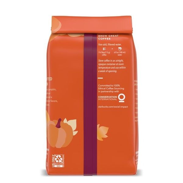 Кофе молотый Starbucks Arabica Beans Pumpkin Spice 481 g 5021 фото