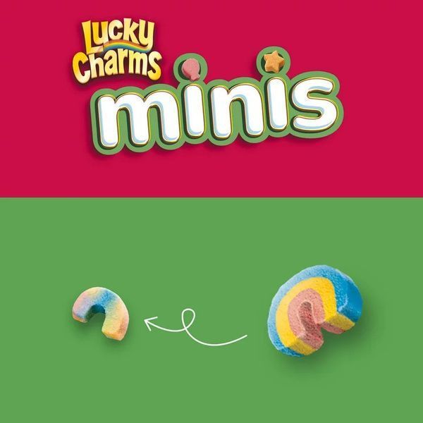 Сухой завтрак Lucky Charms Minis Cereal with Marshmallows Family Size 527г 5228 фото