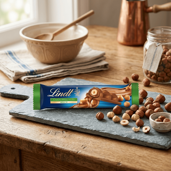 Шоколадний батончик Lindt Ganze Haselnuss Milch Chocolate Bar 35г 10577 фото