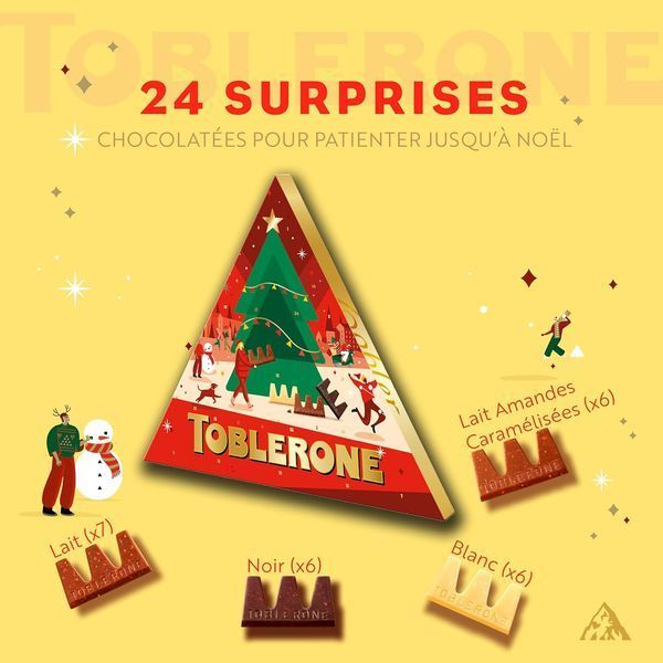 Адвент Календар Toblerone Advent Calendar 200g 2220 фото