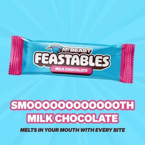 Набір шоколадних батончиків Mr.Beast Feastables Chocolate Candy Assortment 366г 9297 фото