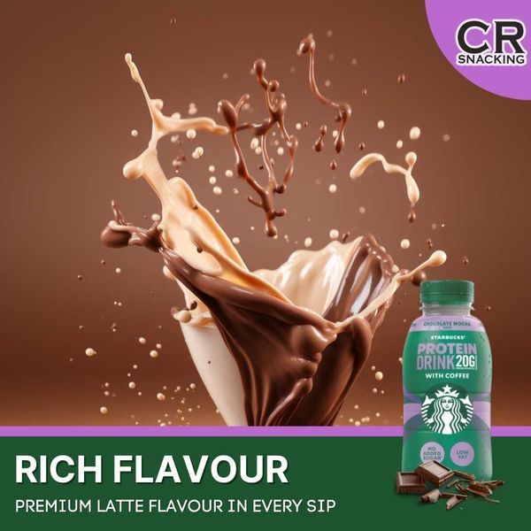 Протеиновый напиток с кофе Starbucks Chocolate Mocha Flavour Protein Drink 330мл 8285 фото