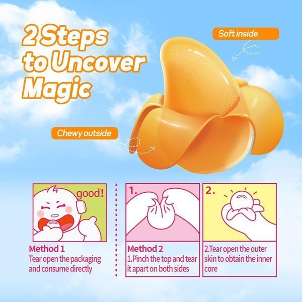 Желейные конфеты Cokoc Peelable Gummies Peeling Soft Candy Mango Flavor 60г 9347 фото