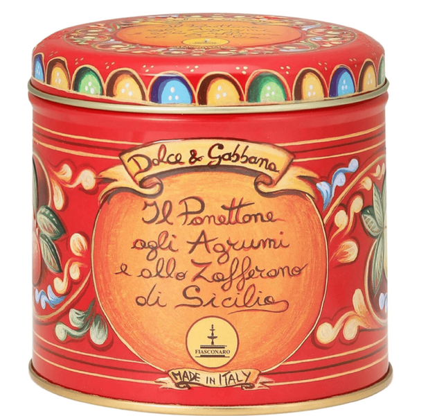 Панеттоне Fiasconaro Dolce & Gabbana Mini Panettone Sicilian Citrus Fruits and Saffron 100г 7909 фото