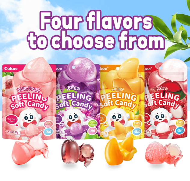 Желейные конфеты Cokoc Peelable Gummies Peeling Soft Candy Mango Flavor 60г 9347 фото