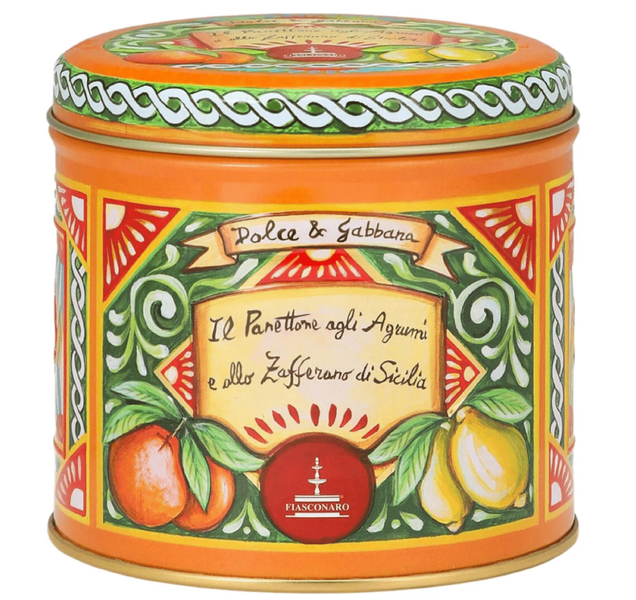 Панеттоне Fiasconaro Dolce & Gabbana Mini Panettone Sicilian Citrus Fruits and Saffron 100г 7909 фото