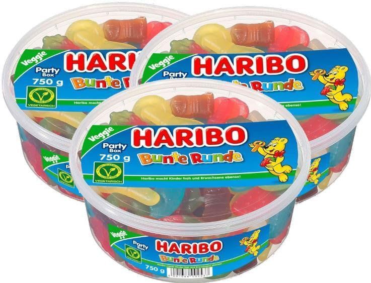 Желейные конфеты Haribo Bunte Runde 500г 8189 фото